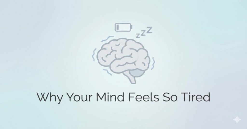 mental fatigue brain facts illustration