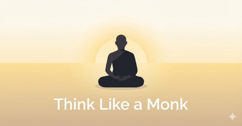 think like a monk book summary illustration