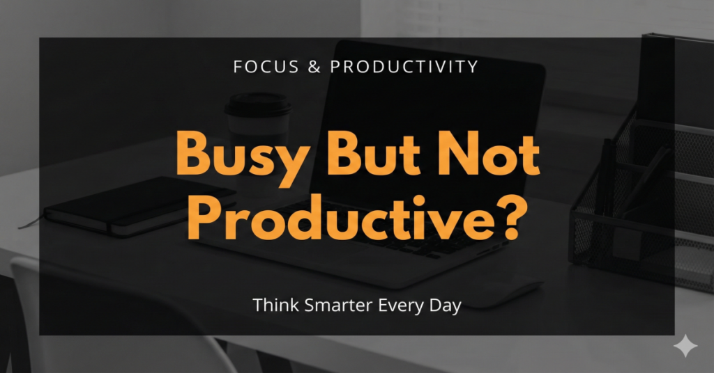 Busy But Not Productive?