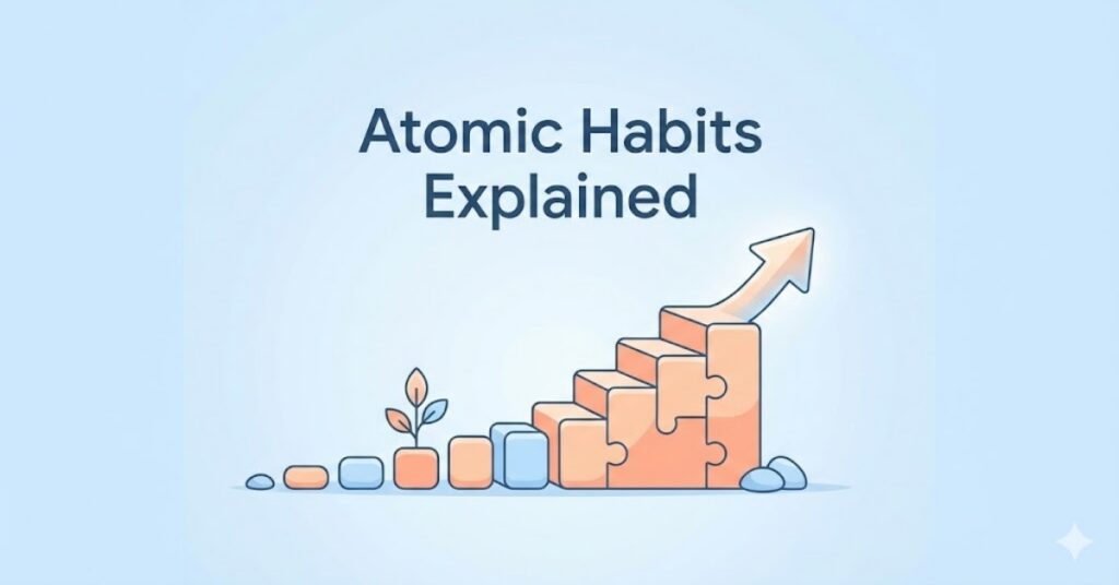atomic habits summary illustration