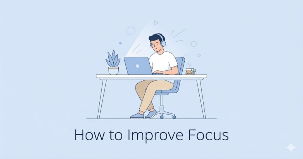 how to improve focus illustration