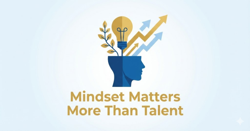mindset matters more than talent illustration