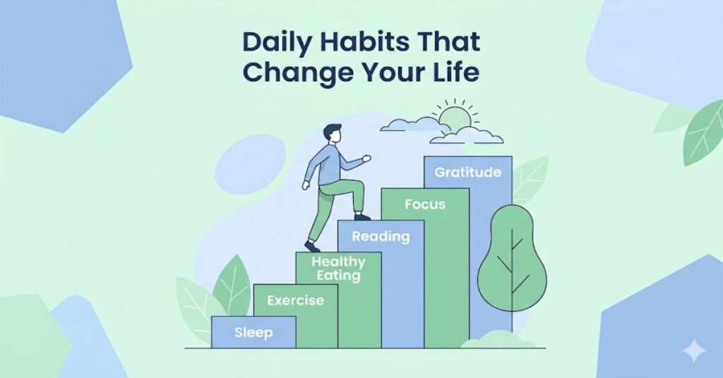 daily habits for success illustration
